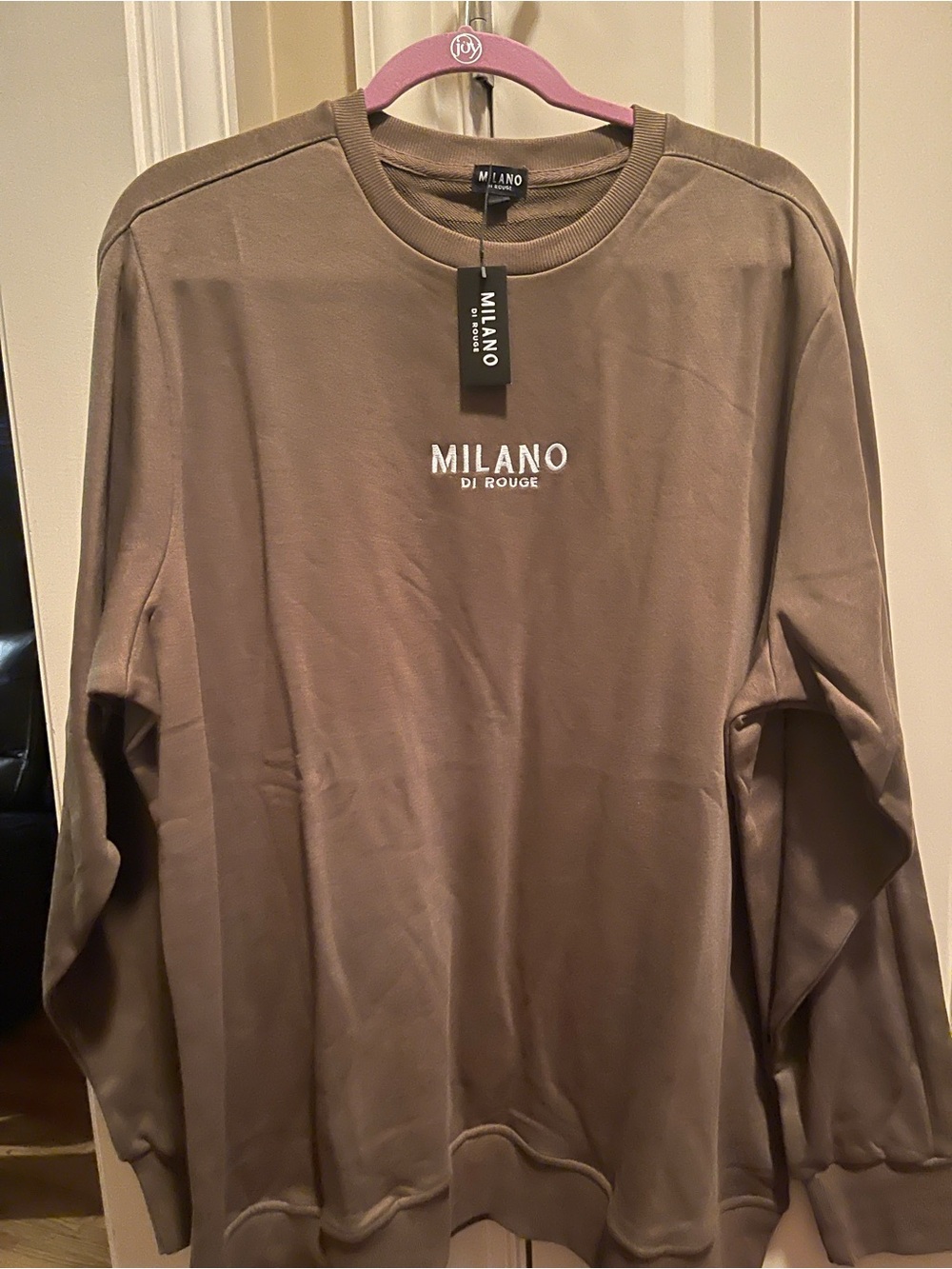 Milano Di Rouge Brown Crewneck Sweatshirt